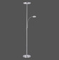 Preview: JUST LIGHT HANS LED Stehleuchte Warmweiss Dimmbar 25,5W 2-fach stahl 11709-55