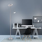Preview: JUST LIGHT HANS LED Stehleuchte Warmweiss Dimmbar 25,5W 2-fach stahl 11709-55