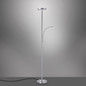 Preview: JUST LIGHT HANS LED Stehleuchte Warmweiss Dimmbar 25,5W 2-fach stahl 11709-55