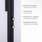 Preview: JUST LIGHT HANS LED Stehleuchte Warmweiss Dimmbar 25,5W 2-fach schwarz 11710-18