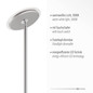 Preview: JUST LIGHT HANS LED Stehleuchte Warmweiss Dimmbar 22W stahl 11729-55