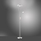 Preview: JUST LIGHT HELIA LED Stehleuchte Warmweiss Dimmbar 20,6W 2-fach stahl 11778-55