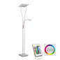 Preview: JUST LIGHT HELIA LED Stehleuchte CCT Dimmbar 20W 2-fach stahl 11780-55