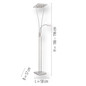 Preview: JUST LIGHT HELIA LED Stehleuchte CCT Dimmbar 20W 2-fach stahl 11780-55