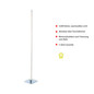 Preview: JUST LIGHT BELLA LED Stehleuchte Warmweiss Dimmbar 11W stahl 11785-55