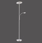 Preview: JUST LIGHT LOLAsmart-ROCCO LED Stehleuchte CCT Dimmbar 25,5W 2-fach stahl 11858-55