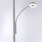 Preview: JUST LIGHT LOLAsmart-ROCCO LED Stehleuchte CCT Dimmbar 25,5W 2-fach stahl 11858-55