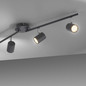 Preview: JUST LIGHT TARIK Deckenleuchte GU10 Warmweiss max.18W 4-fach anthrazit 11944-13