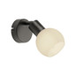 Preview: JUST LIGHT LOKI Wand- und Deckenleuchte E14 Warmweiss max.5W schwarz 12150-18