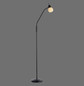 Preview: JUST LIGHT LOKI Stehleuchte E14 Warmweiss max.5W schwarz 12157-18