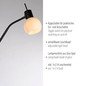 Preview: JUST LIGHT LOKI Stehleuchte E14 Warmweiss max.5W schwarz 12157-18