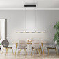 Preview: JUST LIGHT NELE LED Pendelleuchte Warmweiss Dimmbar 21W schwarz 12288-18