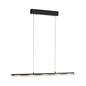 Preview: JUST LIGHT NELE LED Pendelleuchte Warmweiss Dimmbar 21W schwarz 12288-18