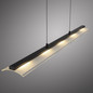 Preview: JUST LIGHT NELE LED Pendelleuchte Warmweiss Dimmbar 21W schwarz 12288-18