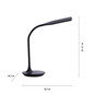 Preview: JUST LIGHT RAFAEL LED Tischleuchte CCT Dimmbar 5W schwarz 13061-18