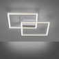 Preview: JUST LIGHT IVEN LED Deckenleuchte Warmweiss 14W 2-fach stahl 14002-55