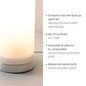 Preview: JUST LIGHT BOTTLE Tischleuchte E14 max. 25W weiss 14006-16