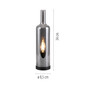 Preview: JUST LIGHT BOTTLE Tischleuchte E14 max. 25W rauchfarben 14006-25