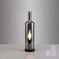 Preview: JUST LIGHT BOTTLE Tischleuchte E14 max. 25W rauchfarben 14006-25