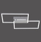 Preview: JUST LIGHT IVEN LED Deckenleuchte CCT Dimmbar 30W 2-fach stahl 14018-55