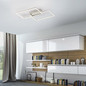 Preview: JUST LIGHT IVEN LED Deckenleuchte CCT Dimmbar 30W 2-fach stahl 14018-55