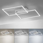 Preview: JUST LIGHT IVEN LED Deckenleuchte CCT Dimmbar 30W 2-fach stahl 14018-55