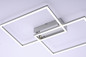 Preview: JUST LIGHT IVEN LED Deckenleuchte CCT Dimmbar 30W 2-fach stahl 14018-55
