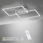 Preview: JUST LIGHT IVEN LED Deckenleuchte CCT Dimmbar 30W 2-fach stahl 14018-55