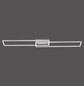 Preview: JUST LIGHT IVEN LED Deckenleuchte CCT Dimmbar 40W 2-fach stahl 14019-55