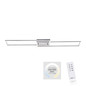 Preview: JUST LIGHT IVEN LED Deckenleuchte CCT Dimmbar 40W 2-fach stahl 14019-55