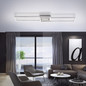 Preview: JUST LIGHT IVEN LED Deckenleuchte CCT Dimmbar 40W 2-fach stahl 14019-55