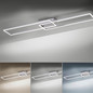 Preview: JUST LIGHT IVEN LED Deckenleuchte CCT Dimmbar 40W 2-fach stahl 14019-55