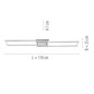 Preview: JUST LIGHT IVEN LED Deckenleuchte CCT Dimmbar 40W 2-fach stahl 14019-55