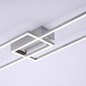 Preview: JUST LIGHT IVEN LED Deckenleuchte CCT Dimmbar 40W 2-fach stahl 14019-55