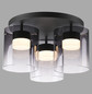 Preview: JUST LIGHT ELIO LED Deckenleuchte Warmweiss Dimmbar 22,5W 3-fach schwarz 14041-18