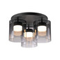 Preview: JUST LIGHT ELIO LED Deckenleuchte Warmweiss Dimmbar 22,5W 3-fach schwarz 14041-18