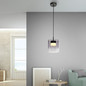 Preview: JUST LIGHT ELIO LED Pendelleuchte Warmweiss Dimmbar 7,5W schwarz 14042-18