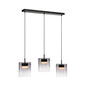 Preview: JUST LIGHT ELIO LED Pendelleuchte Warmweiss Dimmbar 22,5W 3-fach schwarz 14043-18