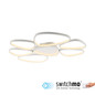 Preview: JUST LIGHT PEBBLES LED Deckenleuchte Warmweiss Dimmbar 54W weiss 14046-16