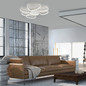 Preview: JUST LIGHT PEBBLES LED Deckenleuchte Warmweiss Dimmbar 54W weiss 14046-16