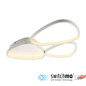 Preview: JUST LIGHT PEBBLES LED Deckenleuchte Warmweiss Dimmbar 26,5W weiss 14049-16