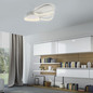 Preview: JUST LIGHT PEBBLES LED Deckenleuchte Warmweiss Dimmbar 26,5W weiss 14049-16