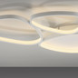 Preview: JUST LIGHT PEBBLES LED Deckenleuchte Warmweiss Dimmbar 26,5W weiss 14049-16