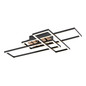 Preview: JUST LIGHT AKUSTIKA LED Deckenleuchte Warmweiss 20,5W Holz-natur 14051-79