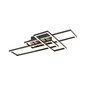 Preview: JUST LIGHT AKUSTIKA LED Deckenleuchte Warmweiss 20,5W Holz-natur 14051-79