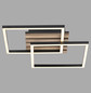 Preview: JUST LIGHT AKUSTIKA LED Deckenleuchte Warmweiss 15W Holz-natur 14053-79