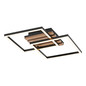 Preview: JUST LIGHT AKUSTIKA LED Deckenleuchte Warmweiss 15W Holz-natur 14053-79