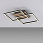 Preview: JUST LIGHT AKUSTIKA LED Deckenleuchte Warmweiss 15W Holz-natur 14053-79