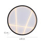 Preview: JUST LIGHT MIKADO LED Deckenleuchte Warmweiss Dimmbar 33W schwarz 14091-18