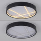Preview: JUST LIGHT MIKADO LED Deckenleuchte Warmweiss Dimmbar 33W schwarz 14091-18